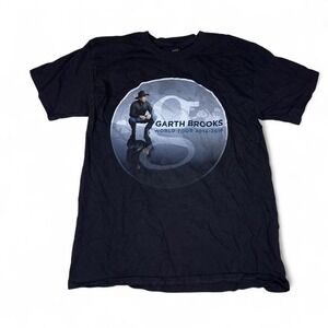 Garth Brooks World Tour 2014–2016 Graphic T-Shirt Black Mens Large